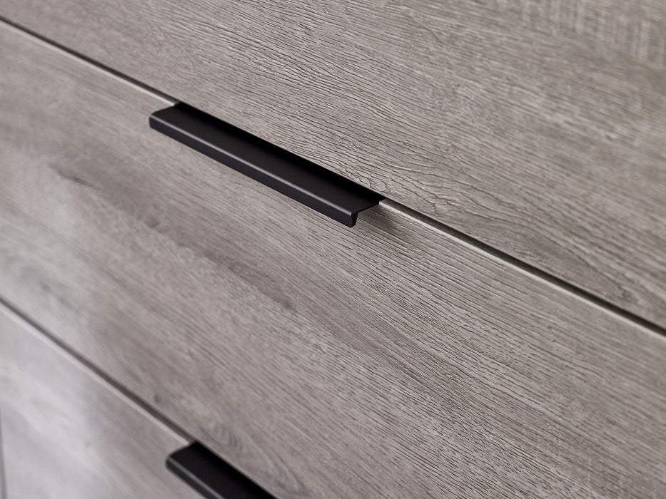 Blake 6 Drawer Wide Chest - Grey Oak - Luminex FurnitureChest of drawersBAL104