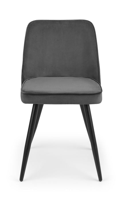 Blanca Velvet Dining Chairs – Set of 2 - Luminex FurnitureChairsBUR003