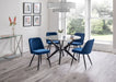 Blanca Velvet Dining Chairs – Set of 2 - Luminex FurnitureChairsBUR003