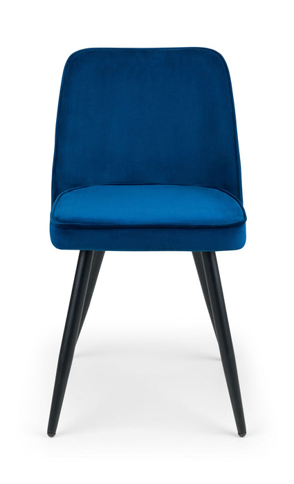 Blanca Velvet Dining Chairs – Set of 2 - Luminex FurnitureChairsBUR004