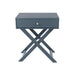 Blue Bedside Table X Leg 1 Drawer Petite Cabinet - LuminexFurnitureBedside TableBSB810