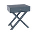 Blue Bedside Table X Leg 1 Drawer Petite Cabinet - LuminexFurnitureBedside TableBSB810