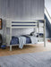 Bluebell Bunk Bed Dove Grey - Luminex FurnitureBunk BedBEL303
