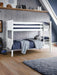 Bluebell Bunk Bed Surf White - Luminex FurnitureBunk BedBEL301