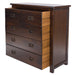 Boston 4 Drawer Chest – Dark Brown - LuminexFurnitureChest of DrawersBT214