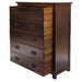 Boston 5 Drawer Chest – Dark Brown - LuminexFurnitureChest of DrawersBT215