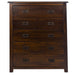Boston 5 Drawer Chest – Dark Brown - LuminexFurnitureChest of DrawersBT215