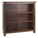 Boston Bookcase Dark Brown Low - LuminexFurnitureBookcaseBT311