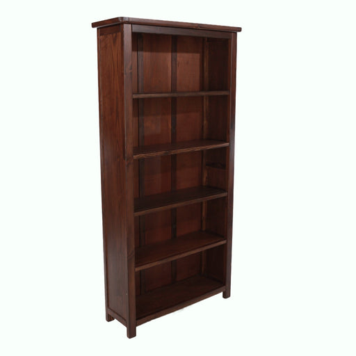 Boston Bookcase Dark Brown Tall - LuminexFurnitureBookcaseBT312