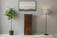 Boston Dark Brown 5 Drawer Narrow Chest of Drawers - Luminex FurnitureChest of DrawersBT217