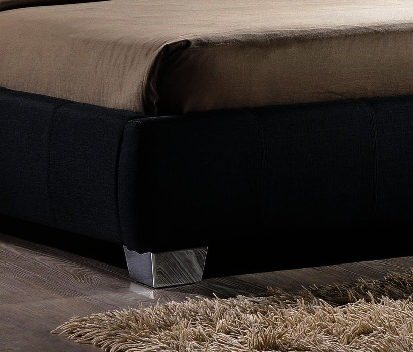 Braunston Grey Fabric Bed - Luminex FurnitureBedBRAU46GREY