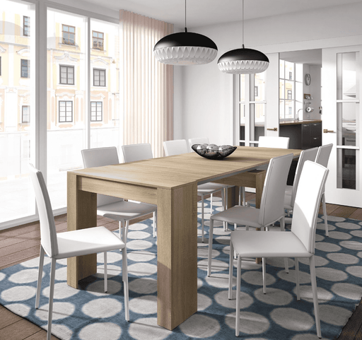 Bravari FlexExtend Oak Dining Table - LuminexFurnitureDining Table2604