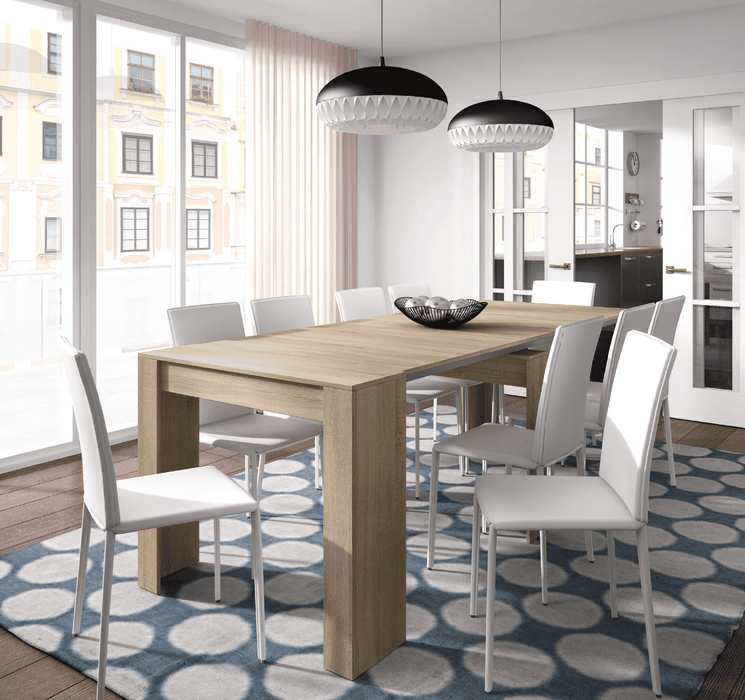 Bravari FlexExtend Oak Dining Table - LuminexFurnitureDining Table2604