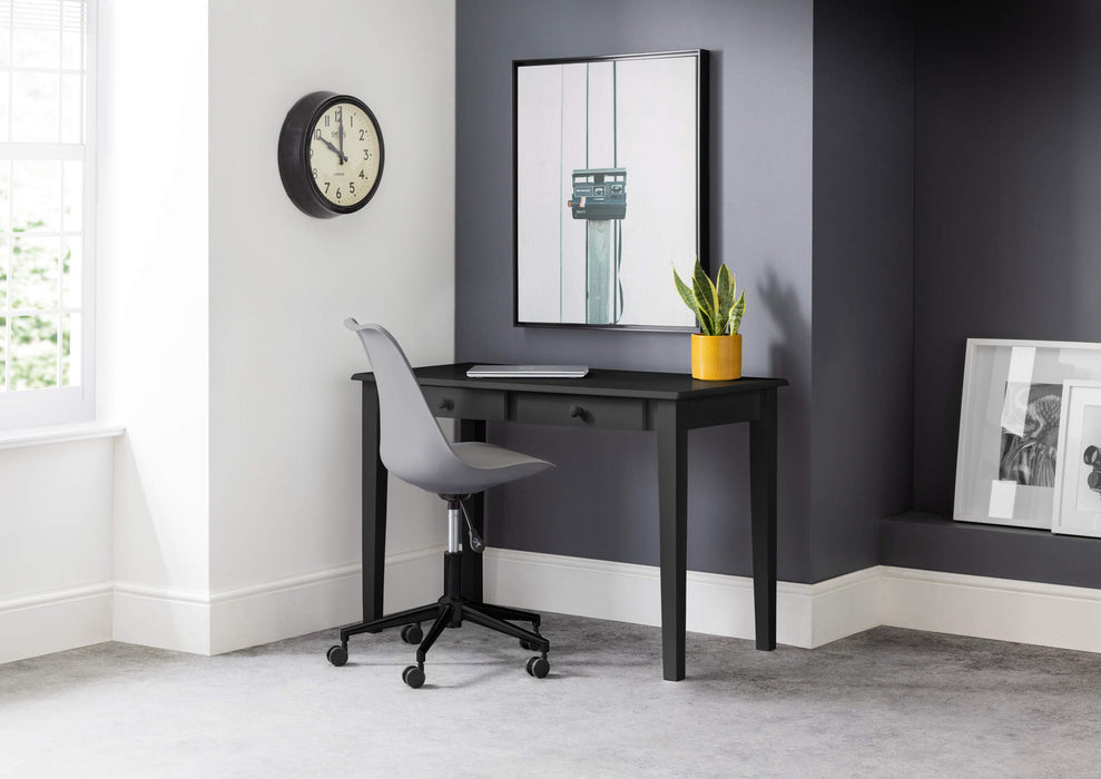Braxden Desk – Black Lacquer with 2 Drawers - Luminex FurnitureDeskCAR203