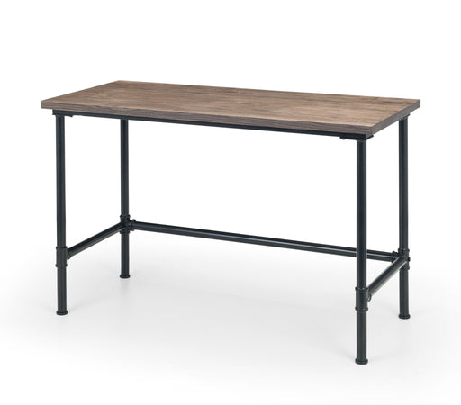 Braxden Desk – Mocha Elm & Black Industrial Pipe Frame - Luminex FurnitureDeskCAR501