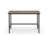 Braxden Desk – Mocha Elm & Black Industrial Pipe Frame - Luminex FurnitureDeskCAR501
