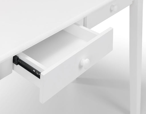 Braxden Desk – White Lacquer with 2 Drawers - Luminex FurnitureDeskCAR201