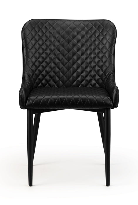 Braylin Faux Leather Dining Chairs Set Of 2 - Brown or Black - Luminex FurnitureChairsLUX104