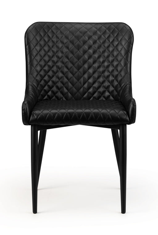 Braylin Faux Leather Dining Chairs Set Of 2 - Brown or Black - Luminex FurnitureChairsLUX104