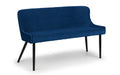 Braylin High Back Velvet Bench – Blue, Mustard, or Grey - Luminex FurnitureBench SeatLUX302