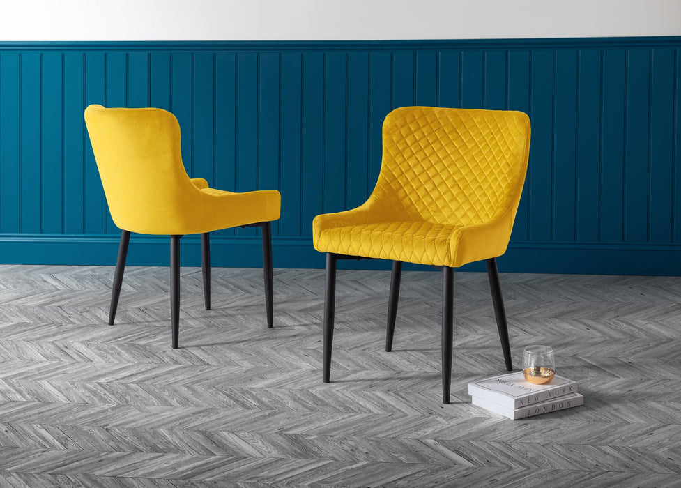 Braylin Velvet Dining Chairs - Set Of 2 - Luminex FurnitureChairsLUX102