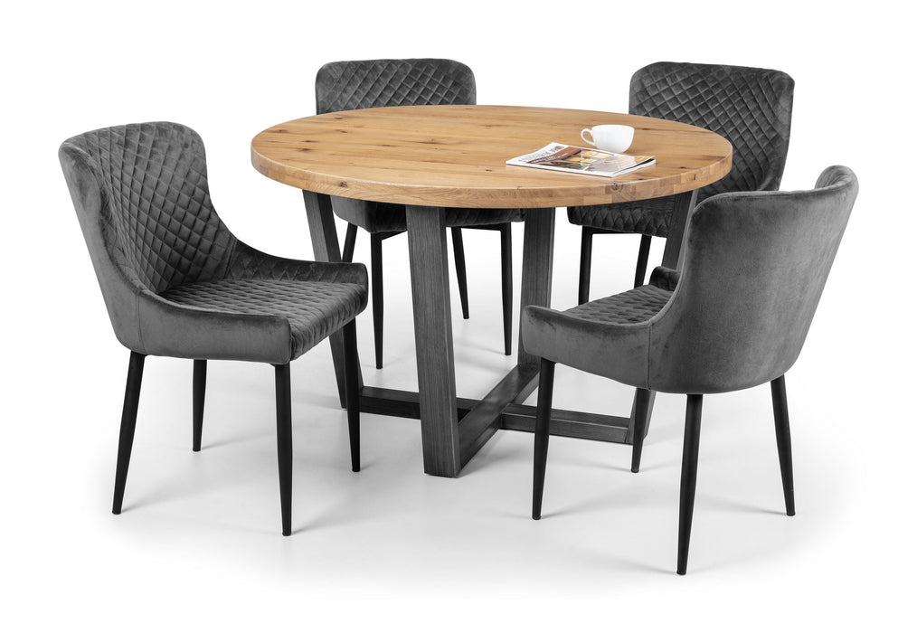 Braylin Velvet Dining Chairs - Set Of 2 - Luminex FurnitureChairsLUX102