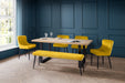 Braylin Velvet Low Bench - Luminex FurnitureBench SeatLUX401