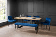 Braylin Velvet Low Bench - Luminex FurnitureBench SeatLUX401
