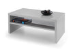 Brecon Grey High Gloss Coffee Table with Shelf - Luminex FurnitureCoffee TableMET005