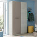 Brentino White & Grey Ash 2 - Door Wardrobe - Luminex FurnitureWardrobe3221
