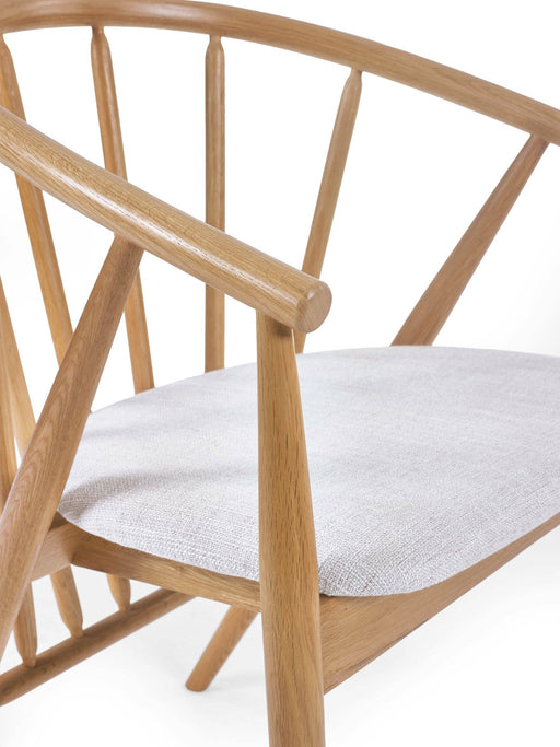 Brian Oak Curved Back Dining Chair - Luminex FurnitureChairsROR001