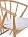 Brian Oak Curved Back Dining Chair - Luminex FurnitureChairsROR001