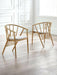 Brian Oak Curved Back Dining Chair - Luminex FurnitureChairsROR001
