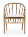 Brian Oak Curved Back Dining Chair - Luminex FurnitureChairsROR001