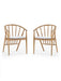 Brian Oak Curved Back Dining Chair - Luminex FurnitureChairsROR001