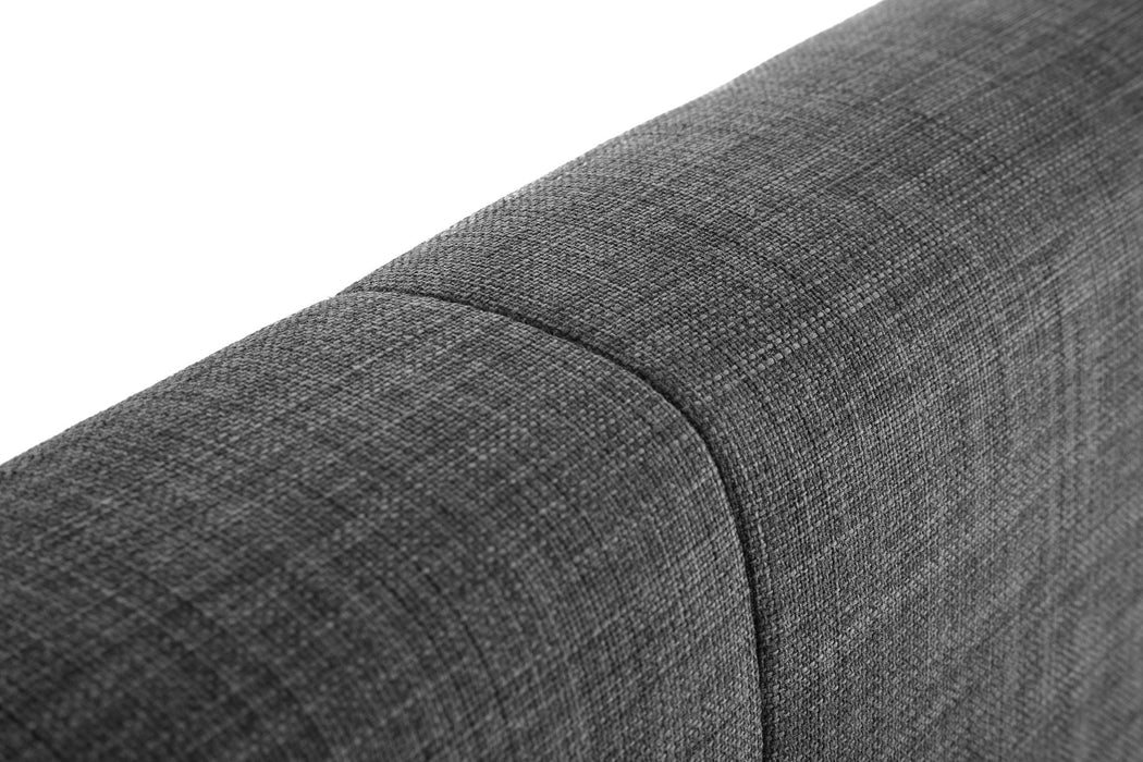 Brielle Ottoman Storage Bed - Slate Linen - Luminex FurnitureFabric BedsSOR201