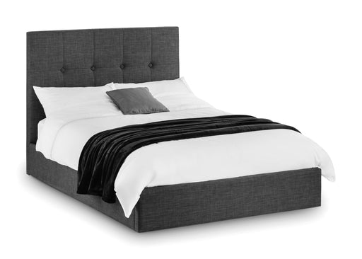 Brielle Ottoman Storage Bed - Slate Linen - Luminex FurnitureFabric BedsSOR202