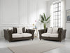 Brionne Grey 3+2 Sofa Set – Button - Tufted Velvet & Chenille Comfort - Luminex FurnitureSofasbella_sofa_grey_3_2_set