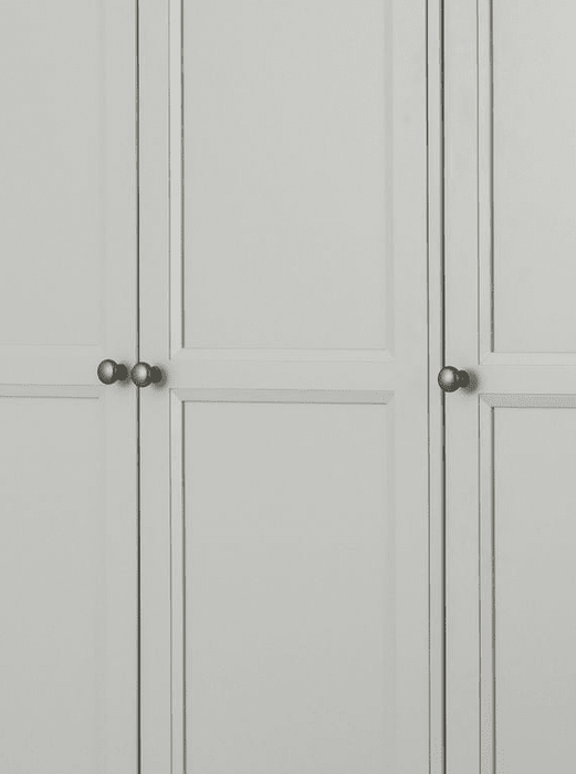 Brixton 3 Door Combination Wardrobe - Dove Grey - Luminex FurnitureWardrobeMAI007