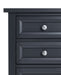 Brixton 3 Drawer Bedside in Anthracite - Luminex FurnitureBedside TableMAI151