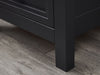 Brixton 3 Drawer Bedside in Anthracite - Luminex FurnitureBedside TableMAI151