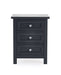 Brixton 3 Drawer Bedside in Anthracite - Luminex FurnitureBedside TableMAI151
