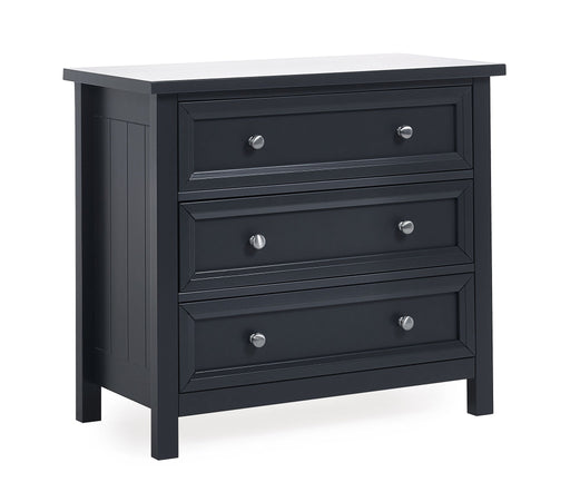 Brixton 3 Drawer Chest – Anthracite New England Style - Luminex FurnitureChest of drawersMAI152