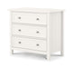 Brixton 3 Drawer Wide Chest - Surf White - Luminex FurnitureChest of drawersMAI102