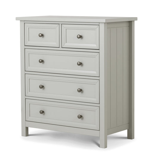 Brixton 3+2 Drawer Chest in Dove Grey - Luminex FurnitureChest of drawersMAI003