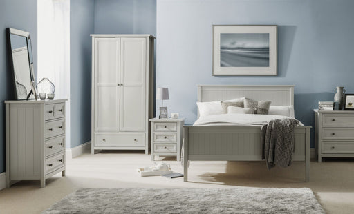 Brixton 3+2 Drawer Chest in Dove Grey - Luminex FurnitureChest of drawersMAI003