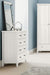 Brixton 3+2 Drawer Chest in Surf White - Luminex FurnitureChest of drawersMAI103