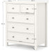 Brixton 3+2 Drawer Chest in Surf White - Luminex FurnitureChest of drawersMAI103