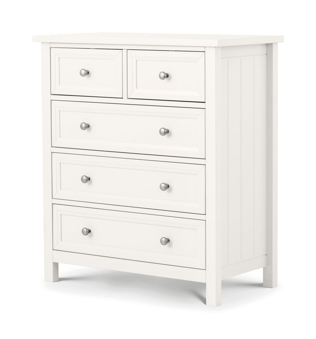 Brixton 3+2 Drawer Chest in Surf White - Luminex FurnitureChest of drawersMAI103