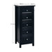 Brixton 5 Drawer Tall Chest - Anthracite - Luminex FurnitureChest of drawersMAI154
